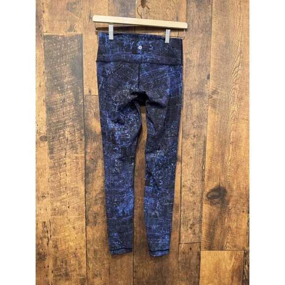 Lululemon Wunder Under Hi-Rise Tight 28" City Lights Multi Sz 6 EUC - Picture 3 of 6